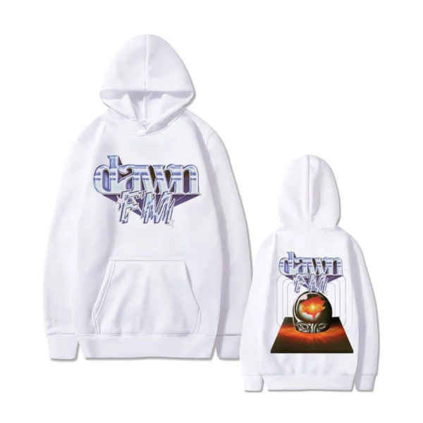 White Dawn FM Chrome Title Pullover Hoodie