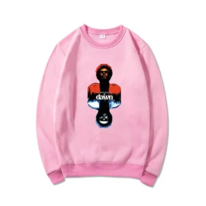 Pink Dawn FM Chrome Title Pullover Sweatshirt