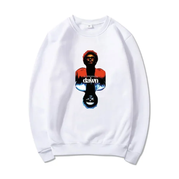 White Dawn FM Chrome Title Pullover Sweatshirt