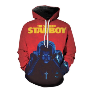 The Weeknd Rapper Fashion Starboy 3D Print Hoodie