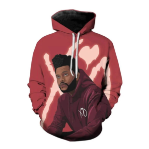 The Weeknd 3D Rapper Print Hoodie