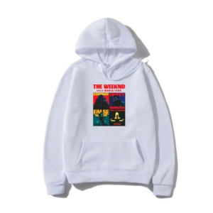 The Weeknd 2017 World Tour White Hoodie