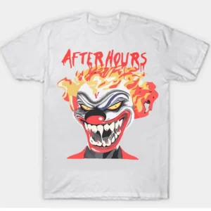 After Hours Weeknd Blood Logo T Shirt