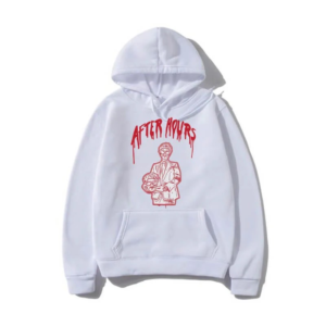 After Hours The Weeknd White Vintage Hoodie