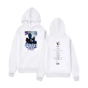 The Weeknd Classic Dawn FM White Hoodie