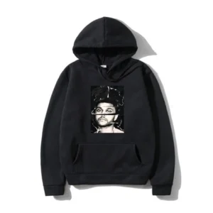 The Graphic Weeknd black Hoodie