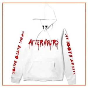 The x Vlone After Hours Weeknd Blood Drip Hoodie